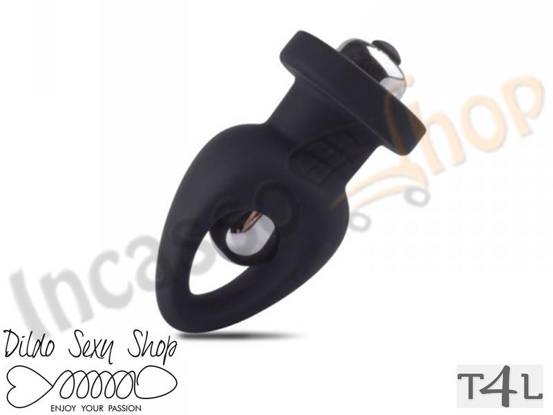 Plug Anale Dildo Vibrante Toyz4Lovers Bolt Silicone Nero 00904126