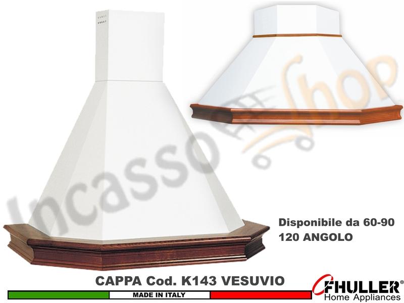 Cappa Rustica VESUVIO 60/90/120/Angolo Legno Frassino/Tiglio Grezza + MOTORE 420 m³