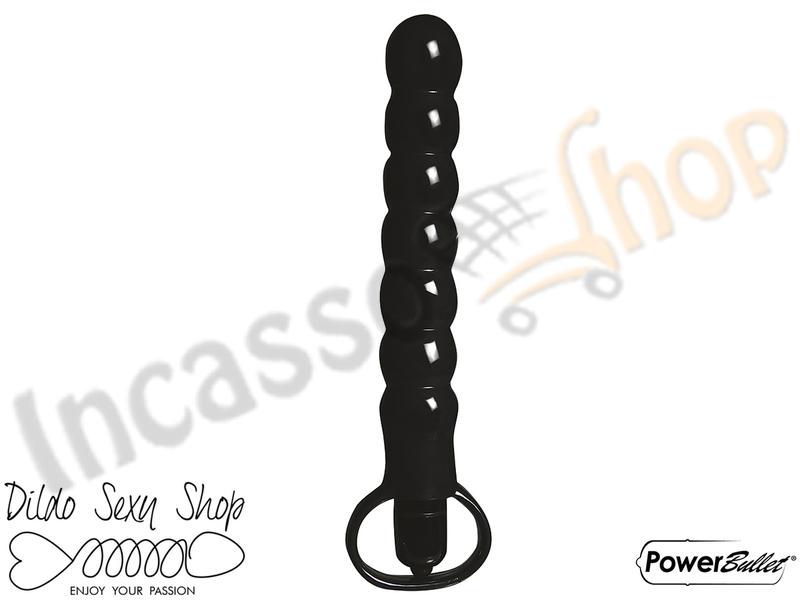 Vibratore Dildo Penetrazione Anale Power Wand Unisex Stimulator Tpr Black